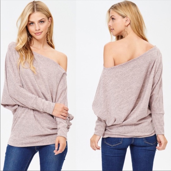 Off The Shoulder Sweater - Picture 4 of 5